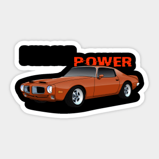 Muscle Car Firebird Sticker